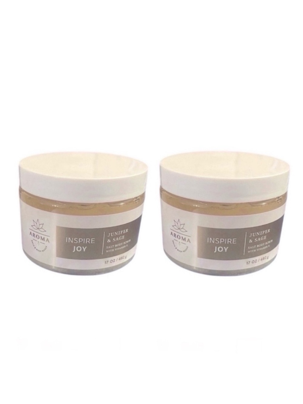 2 Aromatherapy Inspire Joy Juniper and Sage Body Scrubs